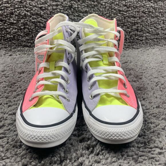 Converse All Star Women’s Size 8.5 Neon Colors - Picture 6 of 8